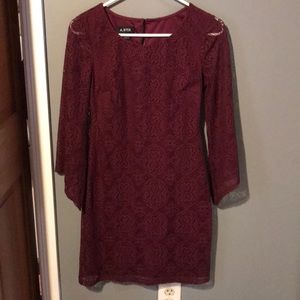 Lace Dress With Bell Sleeves